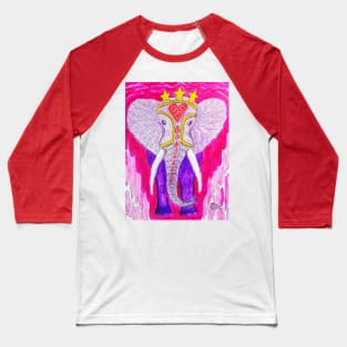 Ornate Decorative Elephant Baseball T-Shirt